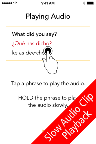 SpeakEasy Spanish Phrasebook screenshot 4
