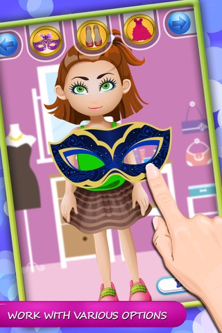 Kids Masquerade Makeover - Awesome Girls Free Makeup Game screenshot 3