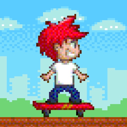 Skate Freak - Play Free 8-bit Retro Pixel Flappy Games icon
