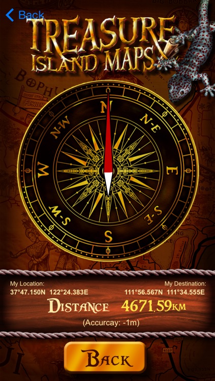 TREASURE ISLAND COMPASS