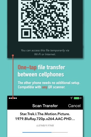 WifiTransfer - wireless file transfer & mobile disk screenshot 3