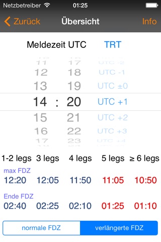 FTL Calc - EU OPS Flight Time Limit Calculator screenshot 3