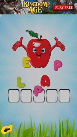 Word Game For Kidsのおすすめ画像1