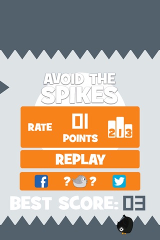 Flying Bird - Don't Touch the Sharp Spikes screenshot 2