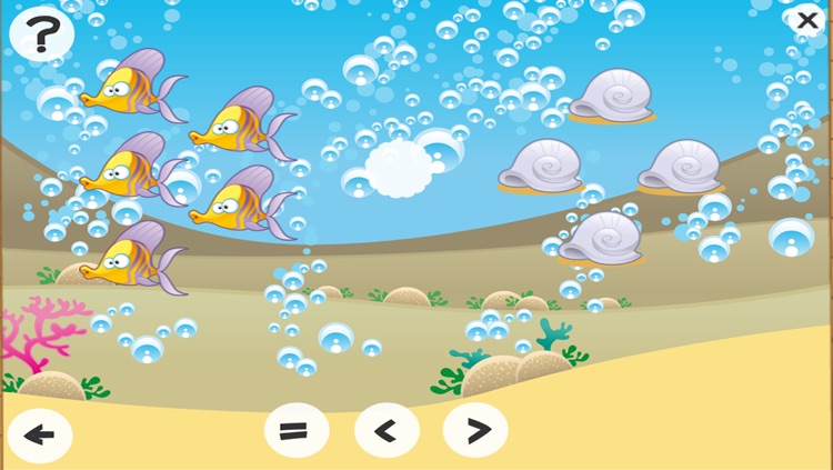 Underwater math game for children age 3-6: Learn the numbers 1-10 for kindergarten, preschool or nursery school