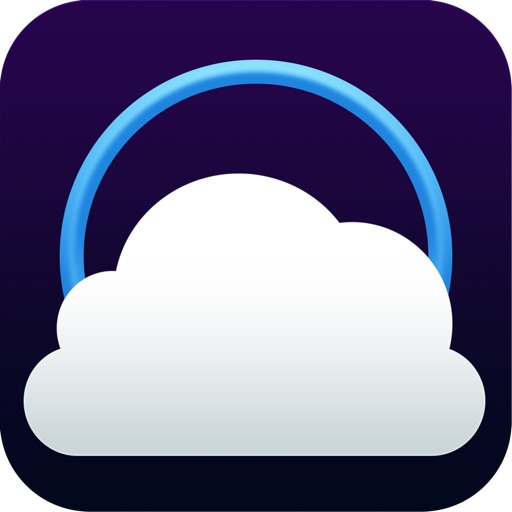 The clouds and fast browser icon