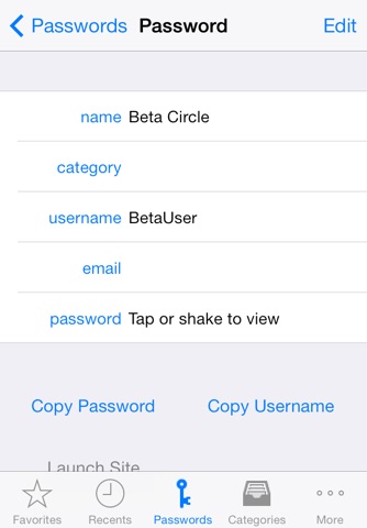 Password Tote screenshot 2