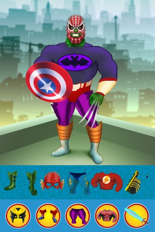 Create Your Own Superheroes - Fun Dressing Up Game - Free Version screenshot 4