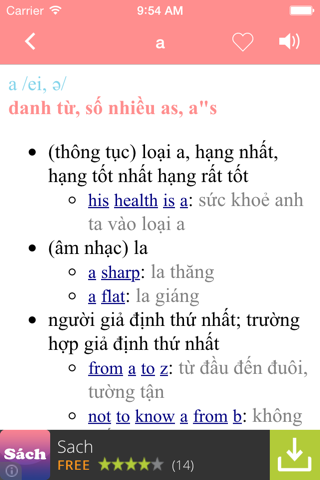 Việt Nam - English Dictionary Offline screenshot 2