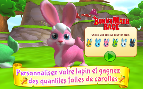 Bunny Math Race for Kids screenshot 3