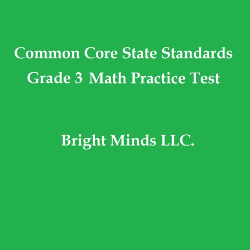 Common Core State Standards® Grade 3 Math Practice Test