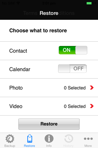 Airtel Phone Backup screenshot 3