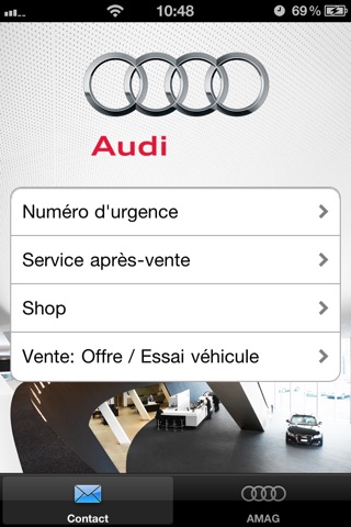 Centre Audi AMAG Genève screenshot 2