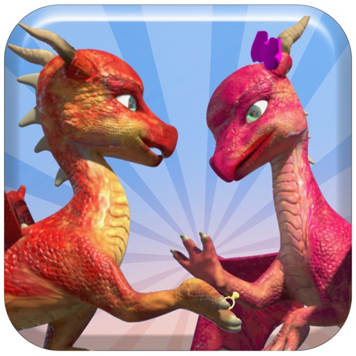 Dragon vs Goblins 3D Icon