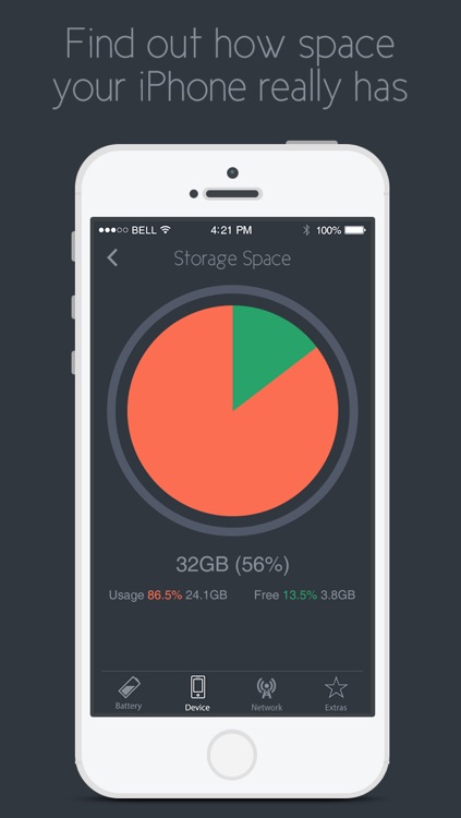 iStats - iPhone Batter Charger, Device & Network Info