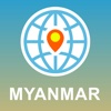 Myanmar Map - Offline Map, POI, GPS, Directions
