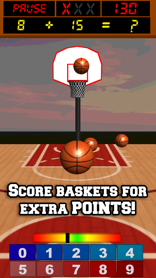 Math Basketball Screenshot 2