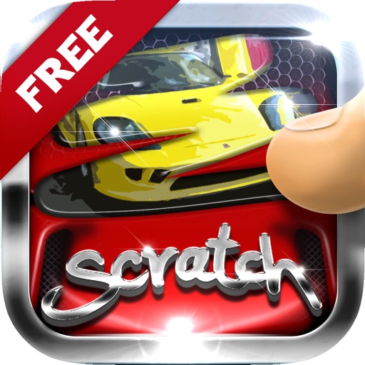 Scratch The Pic : Super Cars Trivia Photo Reveal Games Free icon