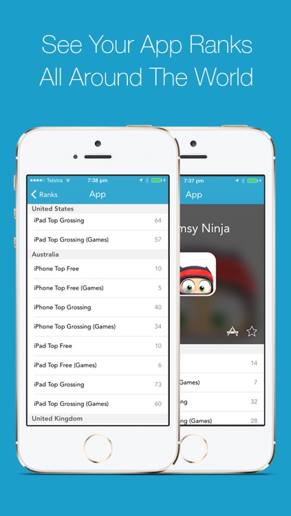 Ranked - App Rank Notifications & Charts