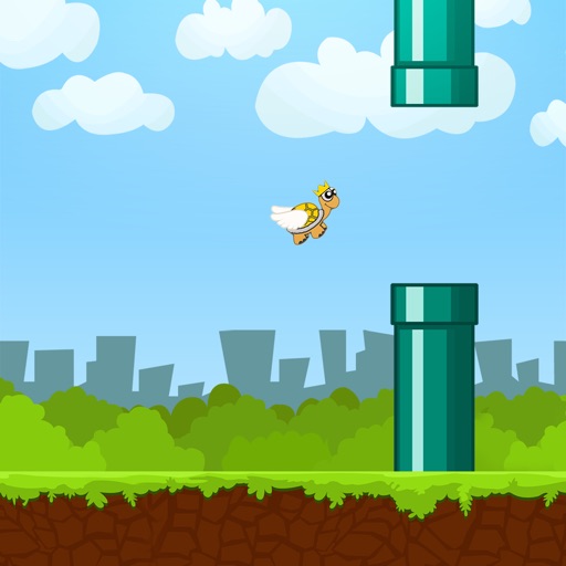 Annoying Pipes - A Free Flying Turtle Game iOS App