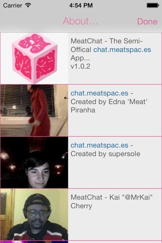 MeatChat screenshot 2