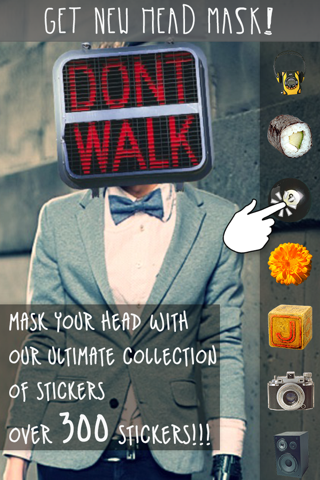 Head Mask - Face maker photo editor with funny stickers screenshot 4