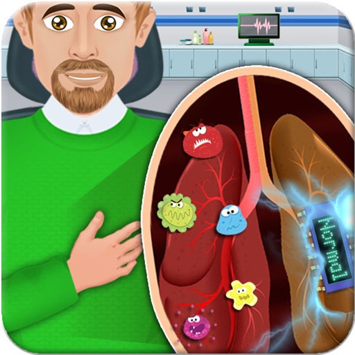 Lung Surgery Doctor - Hospital Game Icon