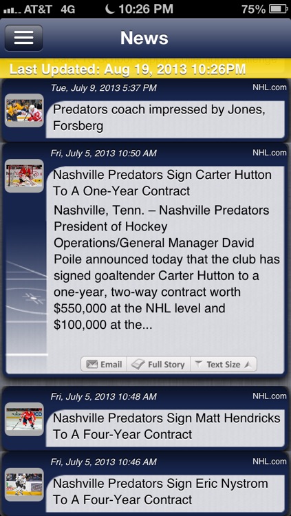 Nashville Hockey Live screenshot-3