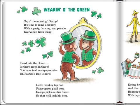 Happy St. Patricks Day, Curious George