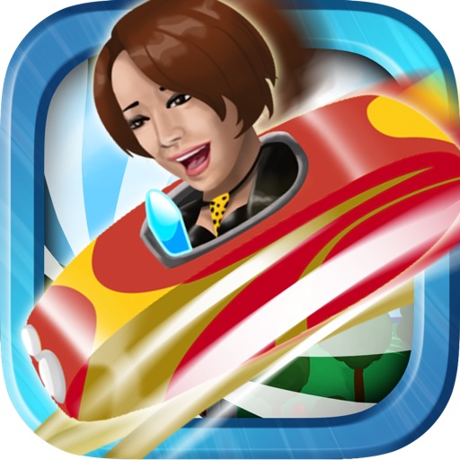 Amazing Girl Extreme RollerCoaster Park Dash icon