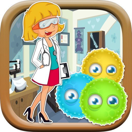 A Doctor Germs and Virus wipeout Game iOS App