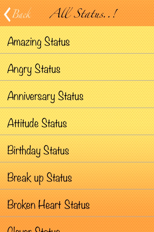 My Status screenshot 2