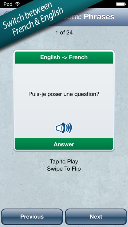 French in a Flash – Learn Quick with Easy Speak & Talk Flashcards!