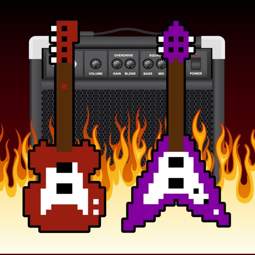 Tiny Angry Electric Guitar! Game - Guitar Tap Mania Games icon