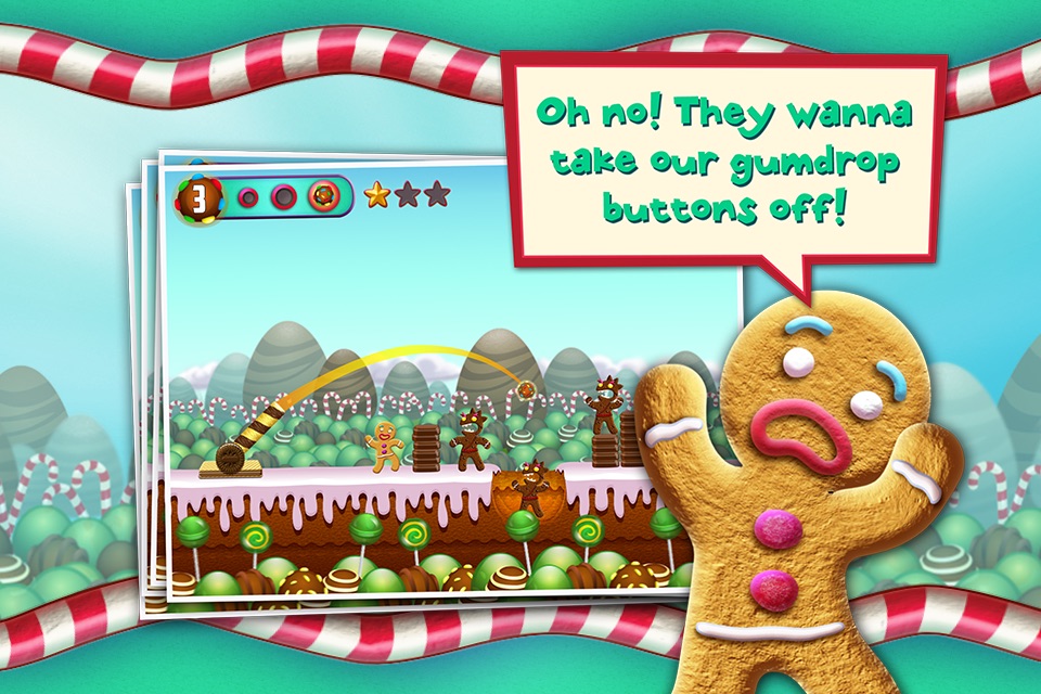 Gingerbread Wars: Wreck the Chocolate Cookies Factory, Man! screenshot 2