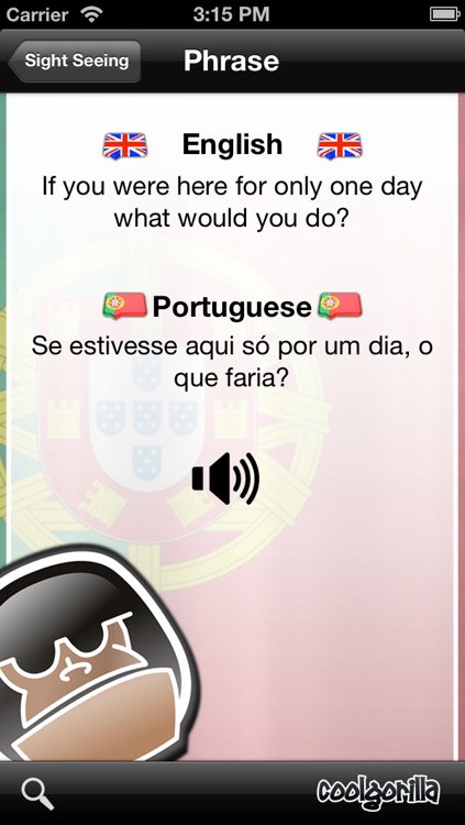 Portuguese Talking Phrasebook screenshot-3