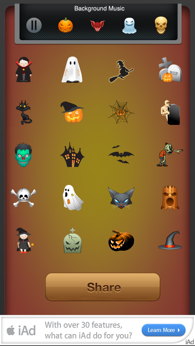 How to cancel & delete iHalloween - Halloween Sound Collection from iphone & ipad 1