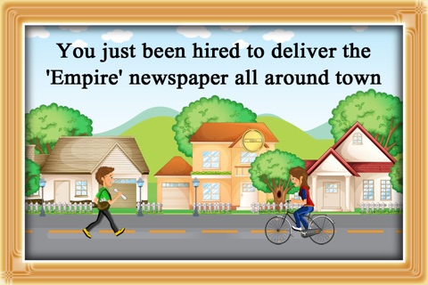Empire Newspaper Town Kids : The Delivery Boy City Street Adventure - Free Edition screenshot 2
