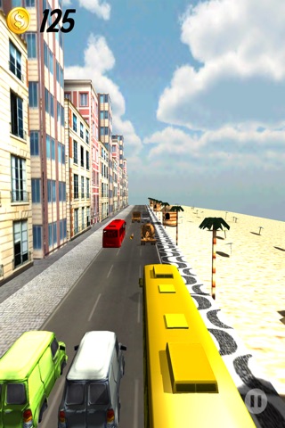 A Reckless School Bus Heat Racing - 3D Burnout Race In Miami screenshot 2