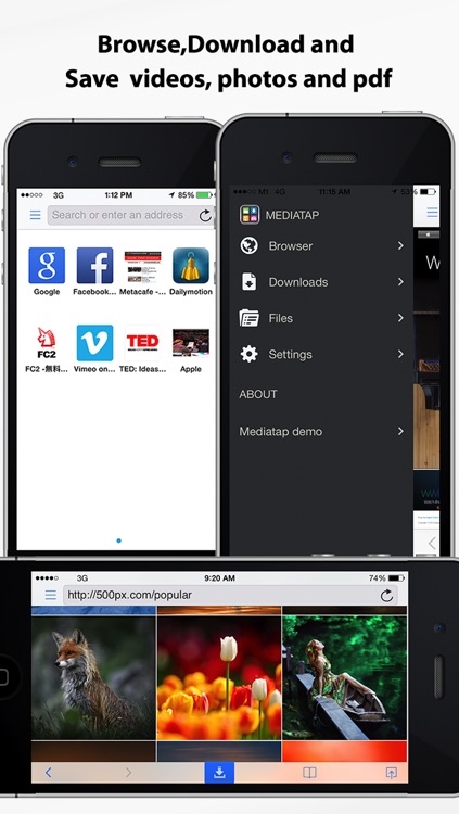Mediatap – Download video, PDF files and ebook fast and easy