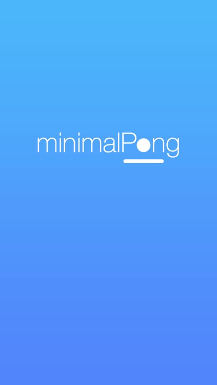 minimalPong