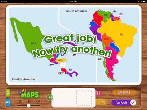 Kids Maps - South America screenshot 3