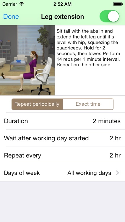Health@Work - Workplace reminder to exercise, stretch, drink water screenshot-4