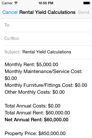 Rental Yield Calculator+ screenshot 3