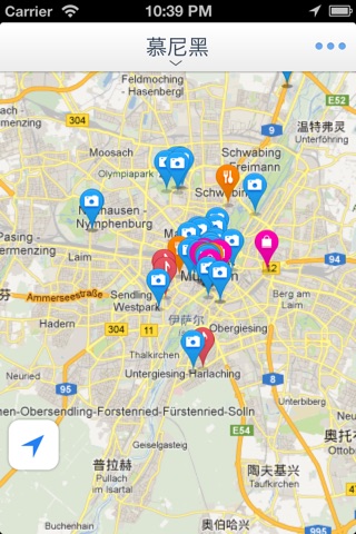 慕尼黑离线地图（离线地图、慕尼黑地铁、GPS导航） screenshot 2