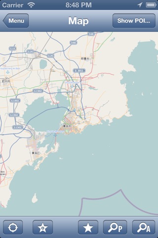 Qingdao, China Offline Map - PLACE STARS screenshot 2