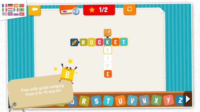 KidEWords - Crossword puzzles for kids(圖2)-速報App