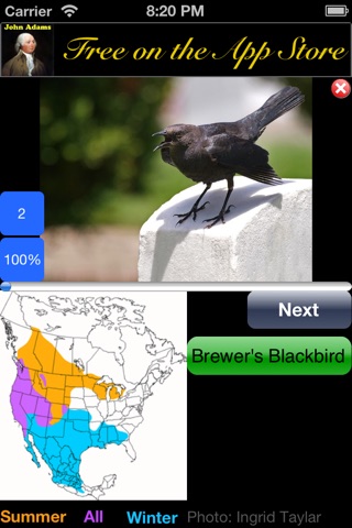 GeoBirds - Birds of North America screenshot 2