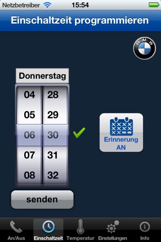 BMW Thermo Call screenshot 2