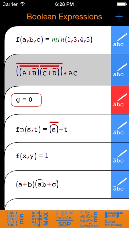 Boolean Expressions